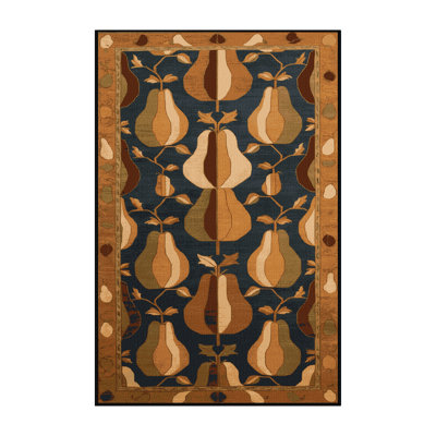  Tapis lavable avec poires et fruits asiatiques
