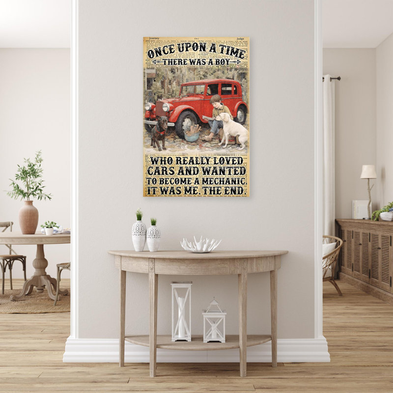 Impression sur toile, "Wanted To Becher", H 36 po x l 24 po x P 1,25 po