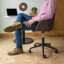 Chaise de travail Villagomez-1797164318