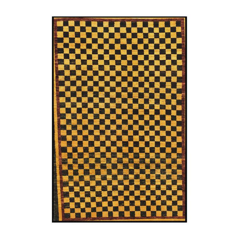 Geometric Indoor Rug, Rectangle 2' x 4'
