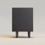 Table de chevet 2 tiroirs Mid-Century avec prises-1835726614