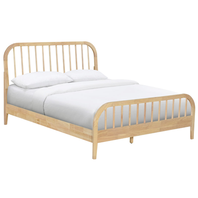 Structure de lit Anderson, Noyer, Très grand lit