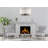 Transitional 3 Light Silk String Shade Chandelier