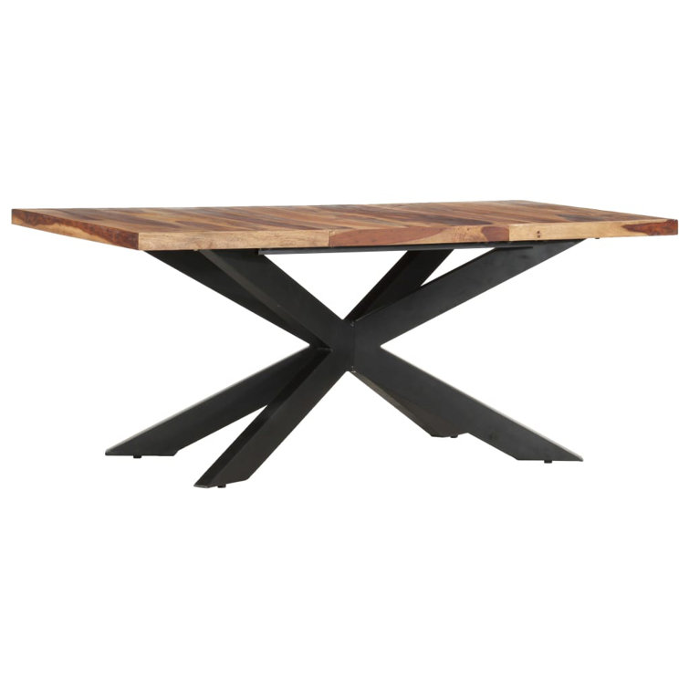 Loon Peak® Dining Table 70.9"X35.4"X29.9" Solid Sheesham Wood
