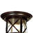 Alderley Sandy Black Outdoor Flush Mount