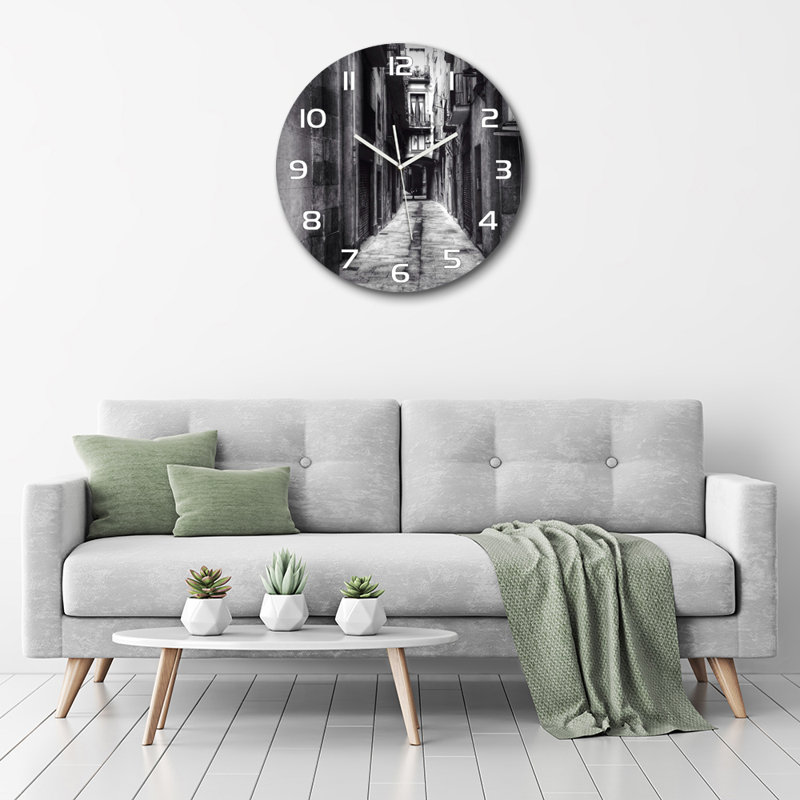 Jozelyn Glass Wall Clock