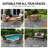 Pissouri Geometric Blue/Gray/Ivory Indoor & Outdoor Area Rug-1020926717