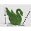 Outdoor Animal Swan Topiary Green Figures