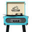Tourne-disque Victor-5-en-1 avec tourne-disque à 3 vitesses, radio FM, Bluetooth, haut-parleurs intégrés et pieds à hauteur de chaise Victor - Victor-3200 Andover