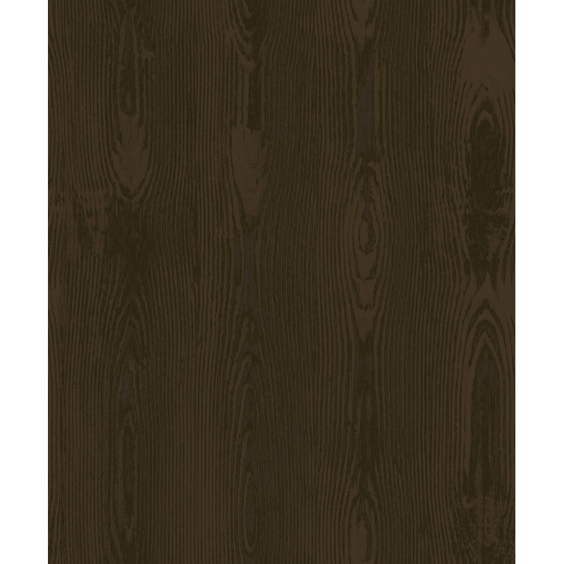 Rouleau de papier peint imitation bois L 33 pi x l 21 po, Acajou