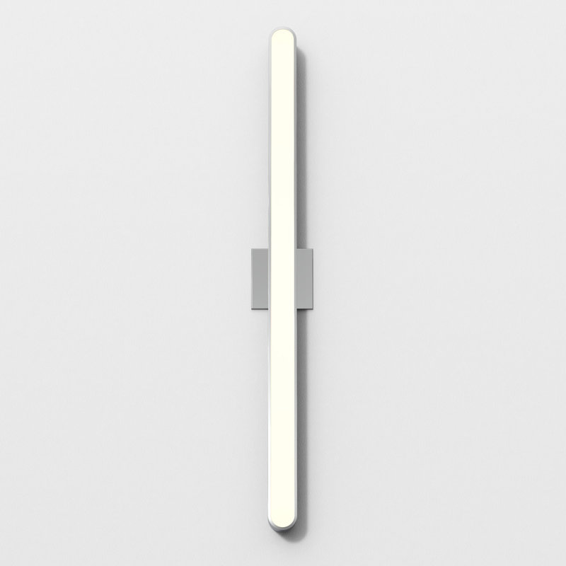 Atticus 3000K, Polished Chrome, 4.33" H x 35.43" W x 2.64" D
