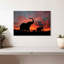 Silhouette d'éléphant au coucher du soleil-107502753