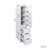 Bathroom Storage Cabinet With 3 Shelves,4 Door Shelves,3 Smooth-Gliding Drawers