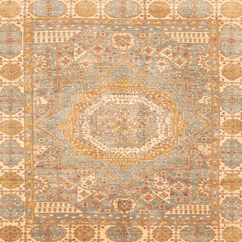 Tapis abstrait 4071, Carré 3 pi