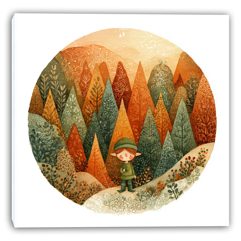 «Autumn Hills Explorer», art mural sur toile tendue