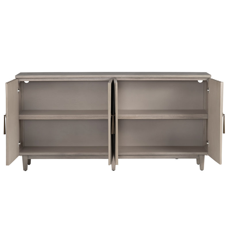 Paladin 76" Tan 4-Door Media Credenza_Sideboard