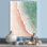 Velours rêverie de plage océan I - décor mural en métal paysages, plage