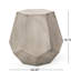Table d'appoint d'extérieur en béton gris - et console élégante et pratique