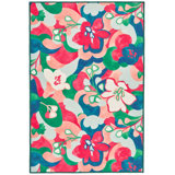 Dreamy Daisies Multi Machine Washable Rug