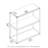 Modern Lifestyle Wide Stackable Shelf, 2-tier-1648595393