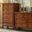 Armoire d'appoint en bois massif cerisier profond