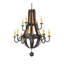 Stave Madera 12 - Light Chandelier