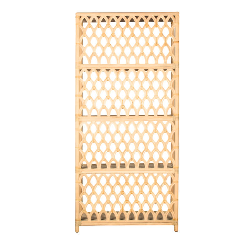 Casablanca Solid Wood Bookcase, Natural