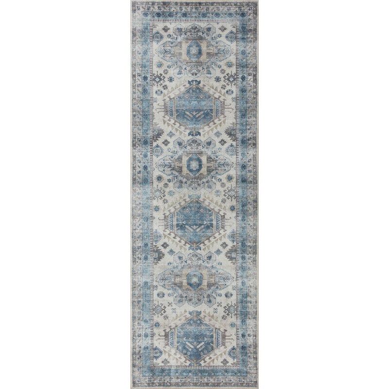 Jujhar Oriental Indoor Rug, Runner 2'6" x 9'6"