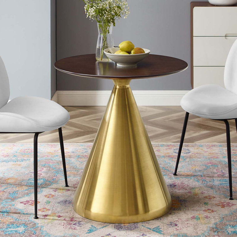 Table de salle à manger Tupelo par Modway, Cerisier, L 27,5 po x l 27,5 po
