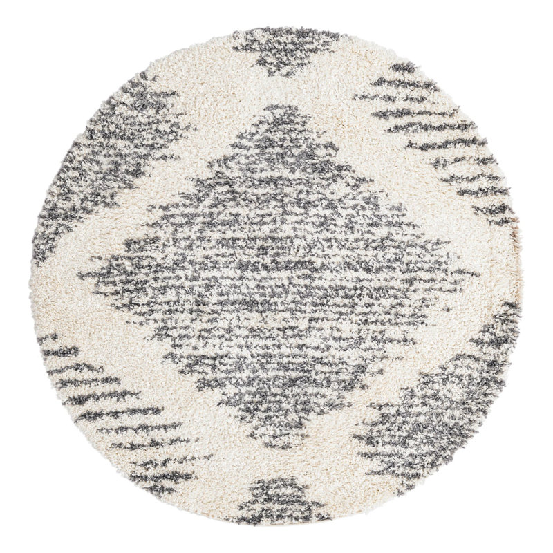 Rodney Geometric Indoor Rug, Round 5'3"
