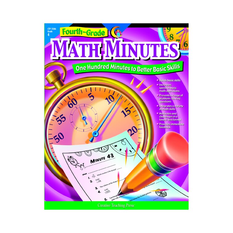 Creative Teaching Press Grade 4 Math Minutes Book - Wayfair Canada