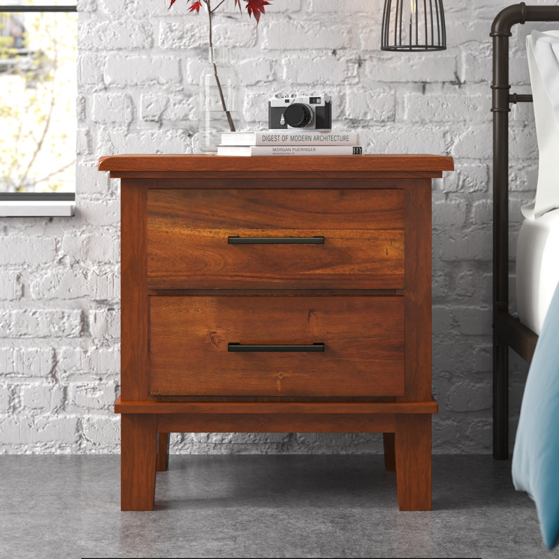 Feodora 28'' W Solid Wood Nightstand