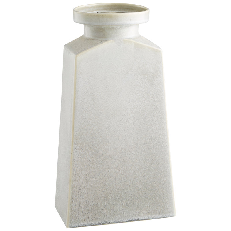 Vase de table en céramique Santorini, H 15,75 po x l 8,5 po x P 4,5 po