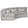 Boyden Bench Seat Curved Quarter Turn