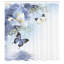 Ensemble de rideau de douche floral et crochets-44247689-95077461