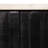 Como  Fluted Mango Wood Console Desk Table With Oval Marble Top