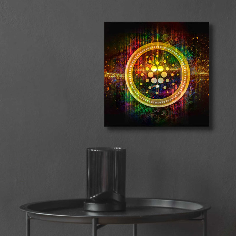 Art mural en verre acrylique «Cardano Better Than Gold» par Epic Portfolio, H 12 po x l 12 po x P 0,13 po