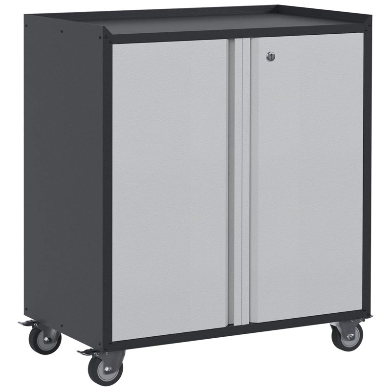 Steel Single Storage Cabinet ( 31.39 " H x 30.31 " W x 18.11 " D)