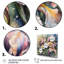 Mauve, jaune, iris sauvages, reproduction sur toile-88542408-88542413