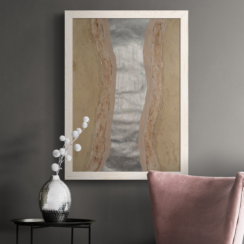 Madhavi Silver Lake II, reproduction d'art sur toile, Blanc