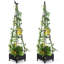 Treillis de jardin avec système d'auto-drainage pour plantes grimpantes Garden