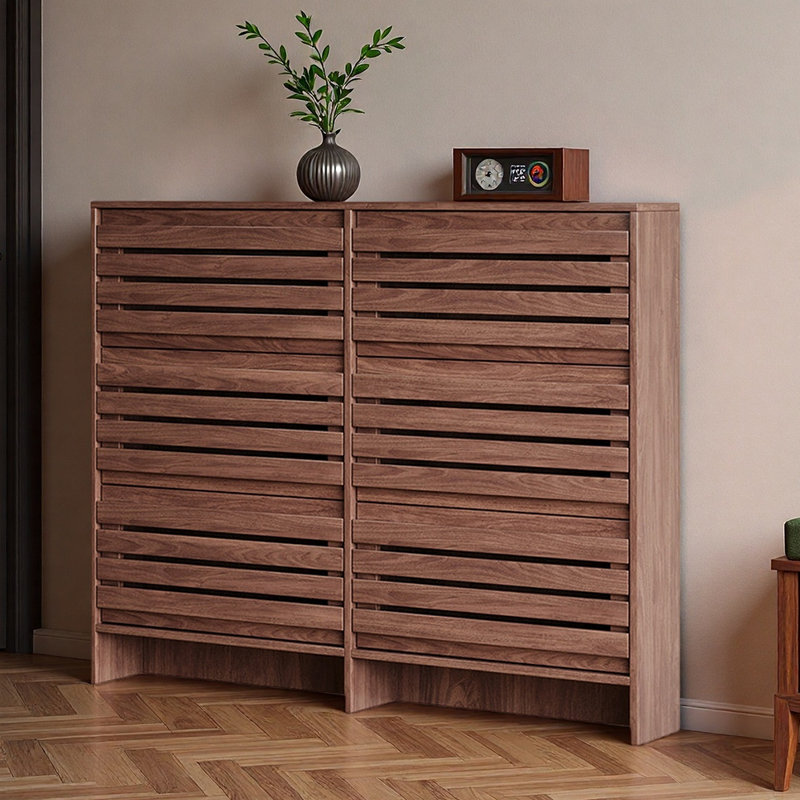 Kidwelly, 49.21" H x 55.12" W x 7.87" D, Dark Brown Wood