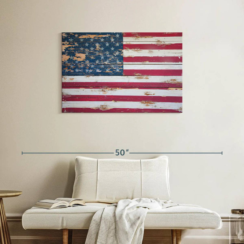 Drapeau américain Borges, H 24 po x l 36 po