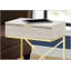 Table d'appoint moderne en marbre beige avec tiroir de rangement, pour le salon et la chambre à coucher-1004628870-1004628871