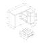 Bureau d'ordinateur, bureau personnel, coin, tiroirs de rangement, L 46 po, forme en L, travail, ordinateur portable, stratifié, contemporain-110778658