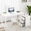 Akirah L-Shaped Metal Base Writing Desk-863877994-863877996