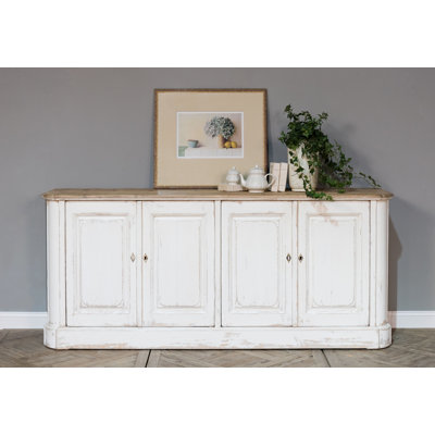 Spadafore 119'' Solid Wood Sideboard