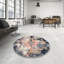 Tapis abstrait bleu / gris-1827684098