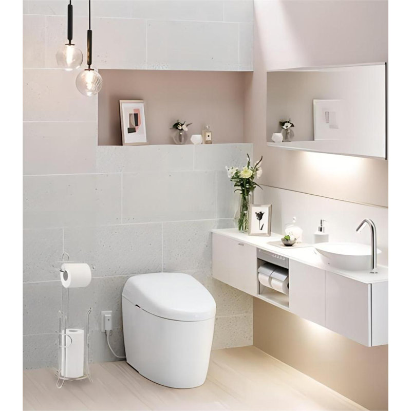 Porte-papier hygiénique pour salle de bain, Chrome