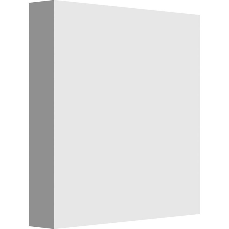Standard Sedgwick Rosette with Square Edge, 3" H x 3" W x 0.5" D